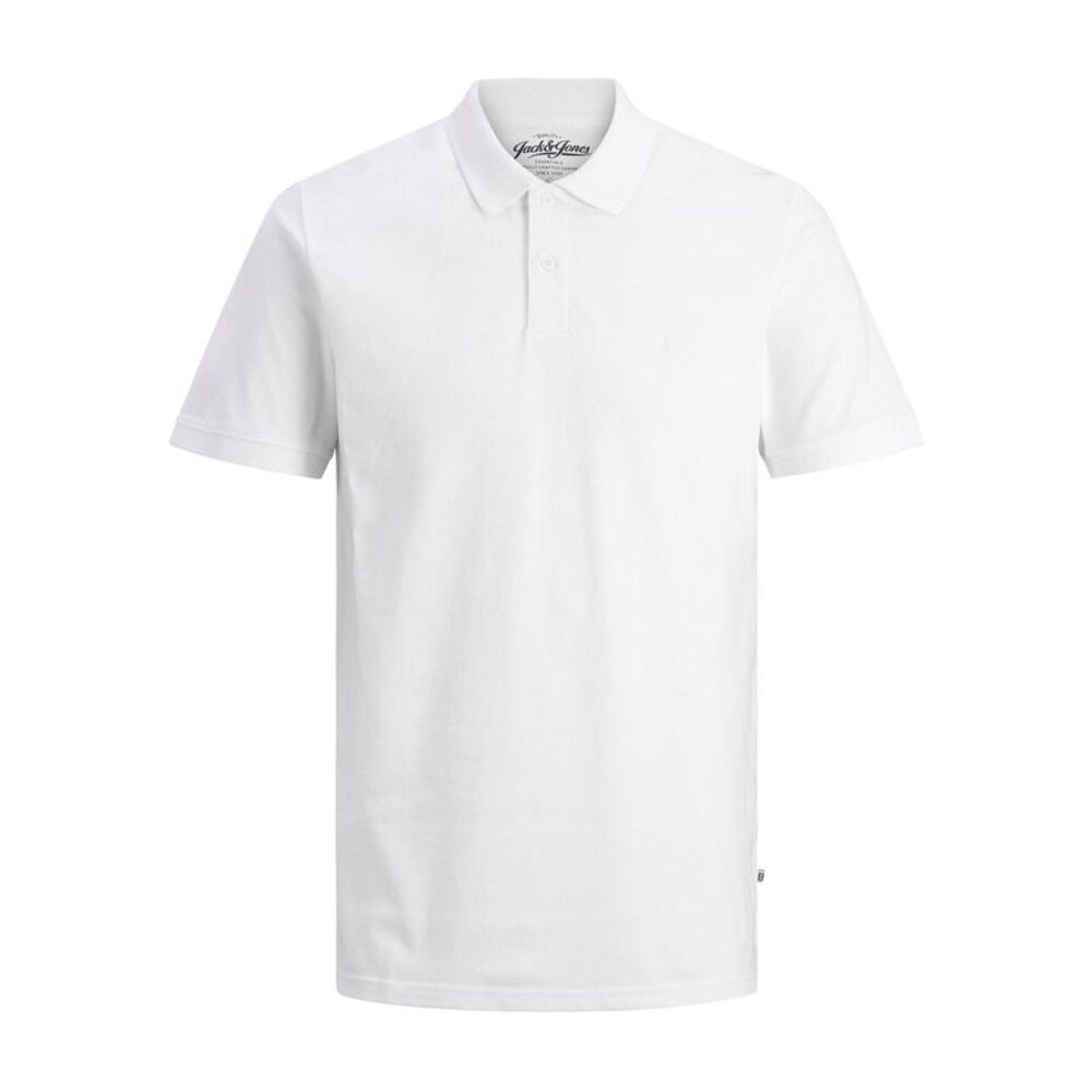 Jack And Jones Mens Basic Polo Shirt / White